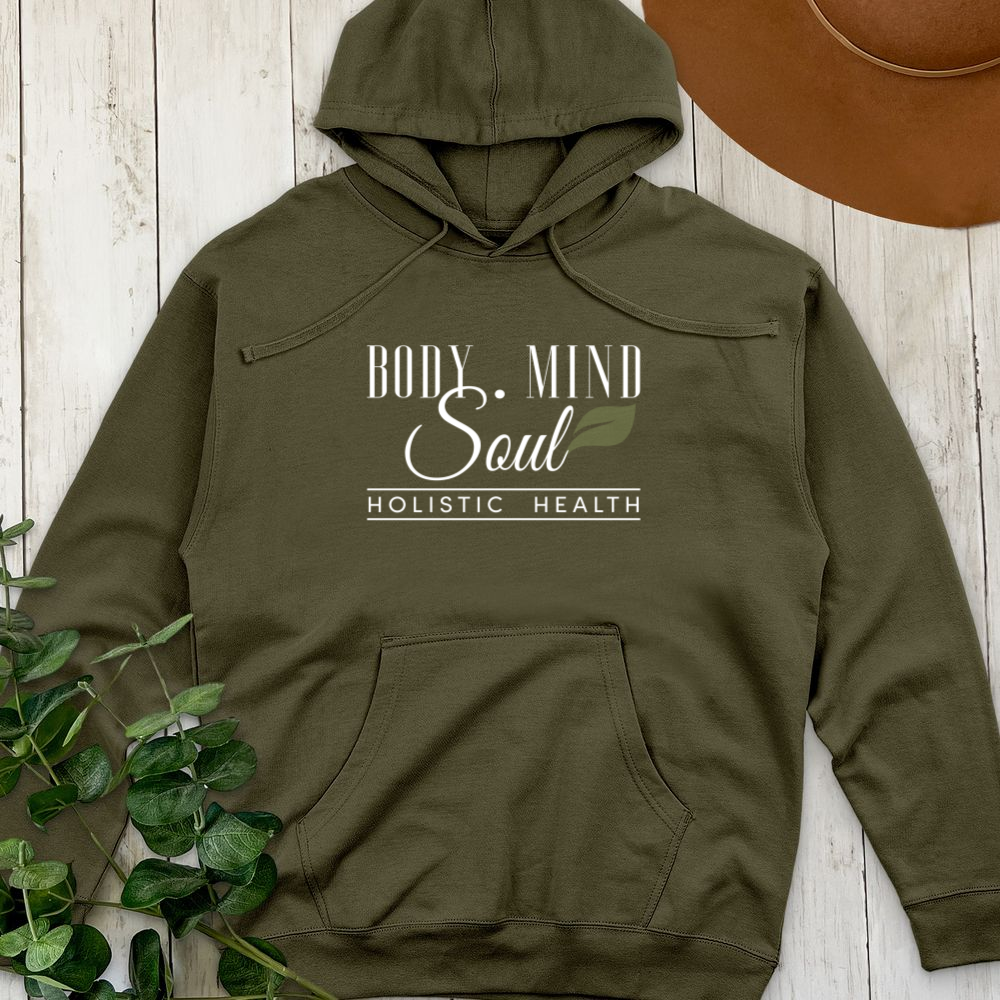 Body Mind Soul Midweight Hooded Sweatshirt