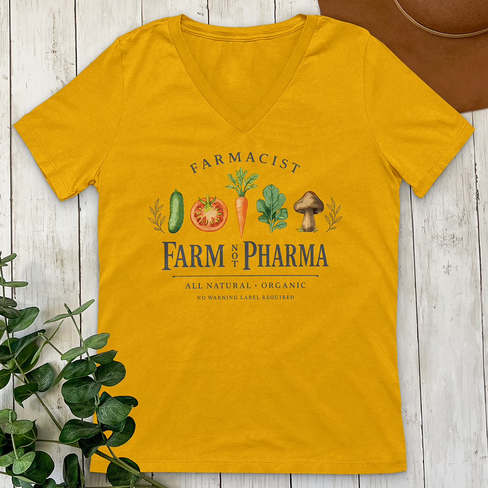 Farm Not Pharma V-Neck