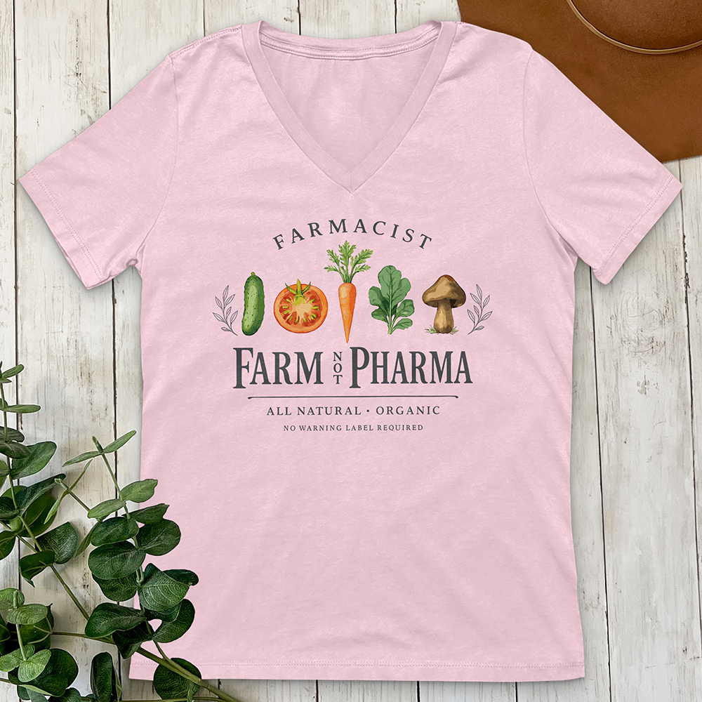 Farm Not Pharma V-Neck