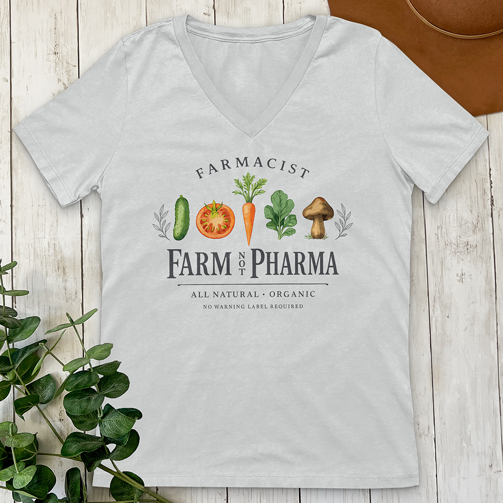 Farm Not Pharma V-Neck