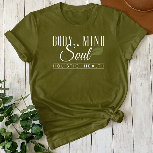 Body Mind Soul Tee - Olive 2XL