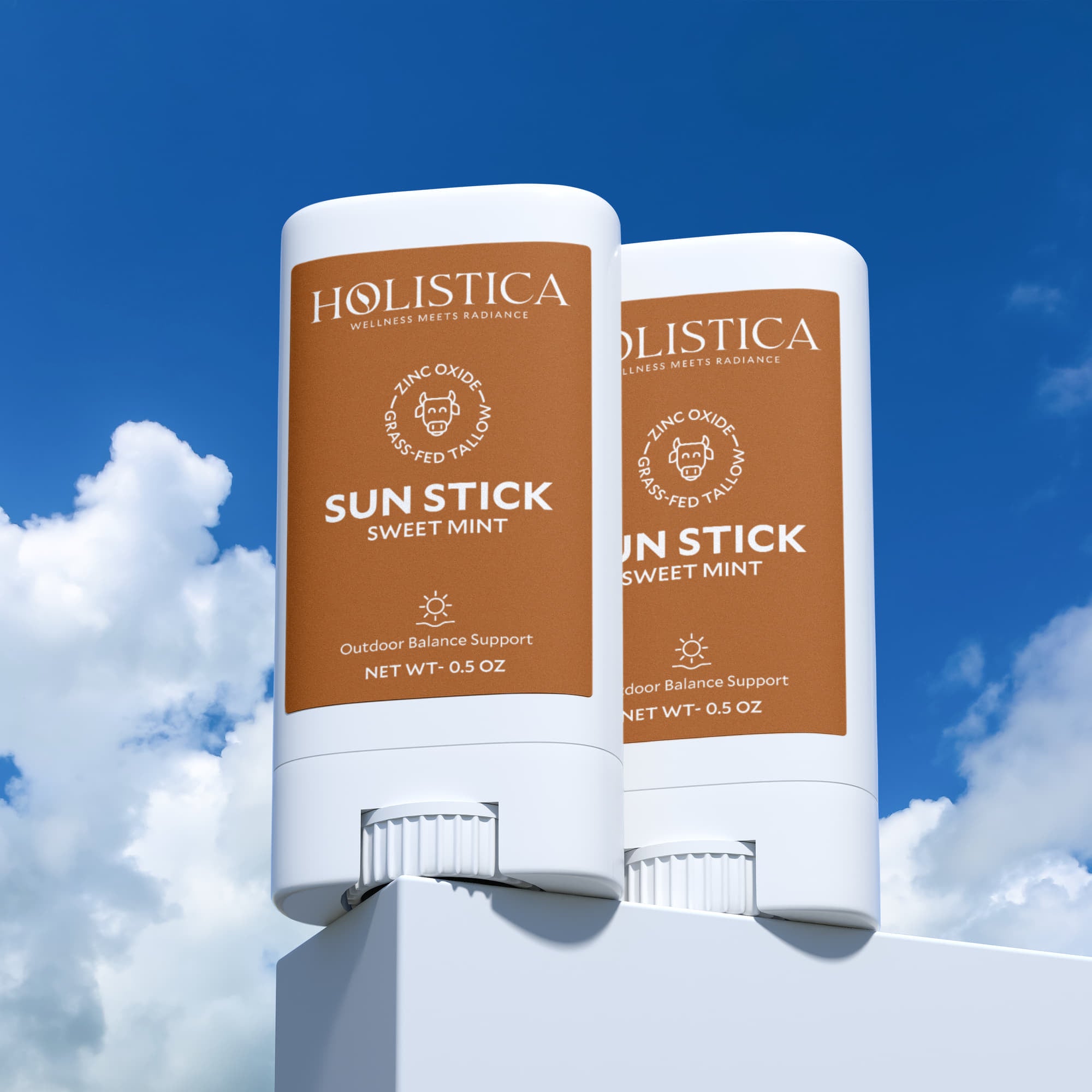 2 Pack Tallow Zinc Sun Stick