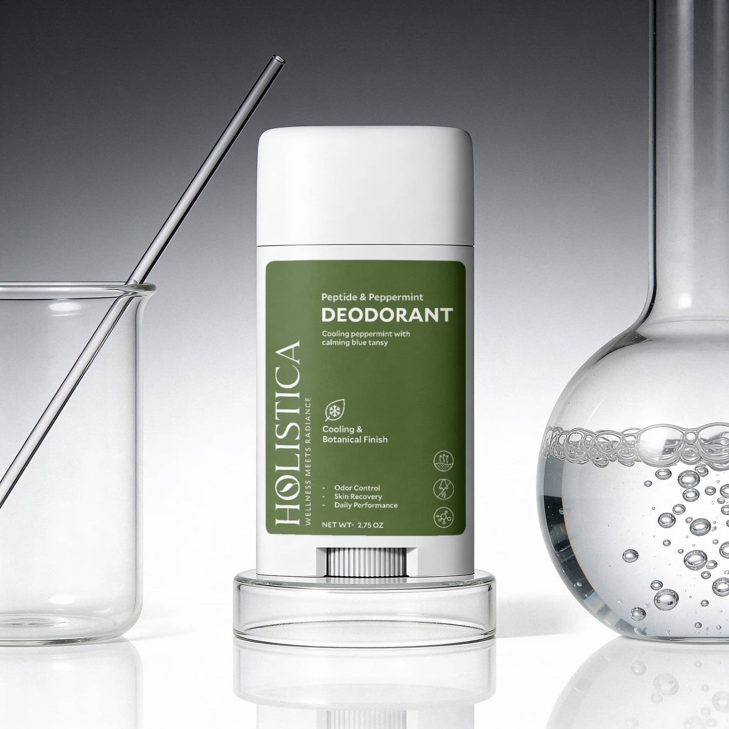 2 Pack Peptide Peppermint Deodorant