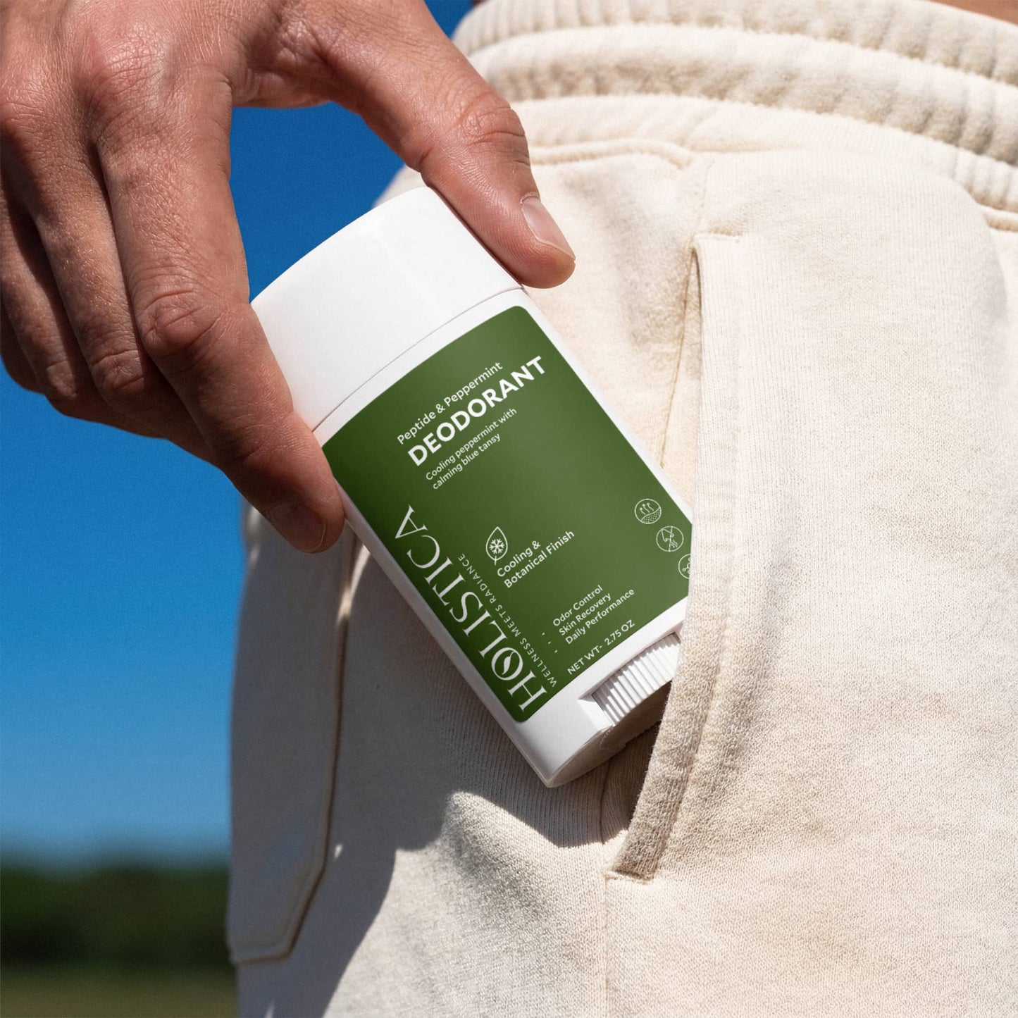 2 Pack Peptide Peppermint Deodorant