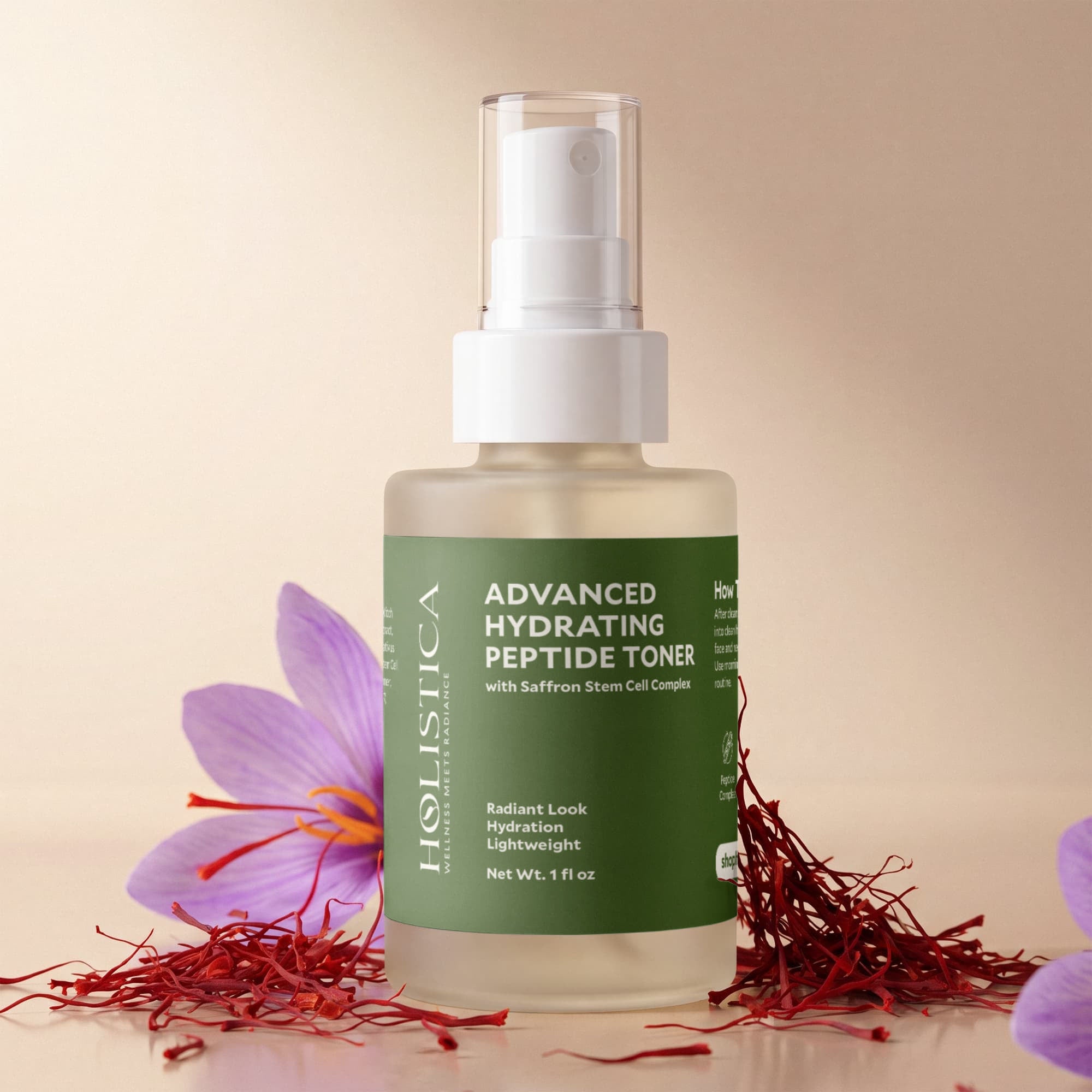 Saffron Stem Cell Peptide Toner